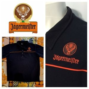 Jagermeister Black Embroidered Polo
